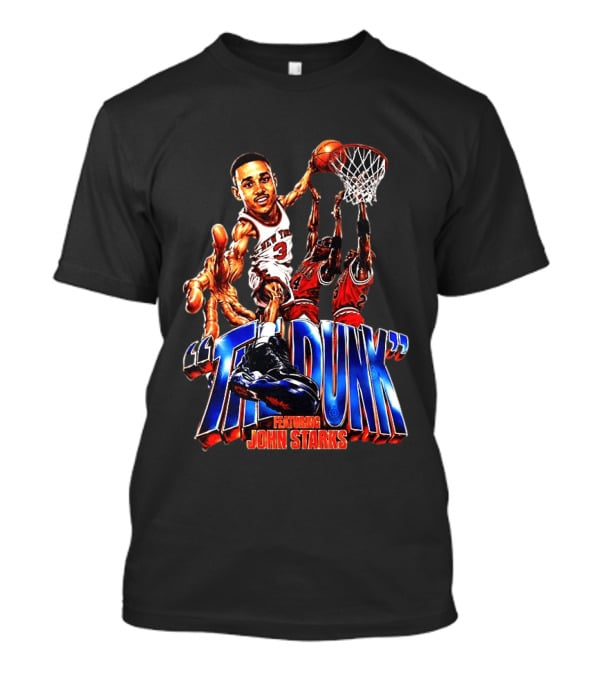 The Dunk Featuring John Starks Chicago Bulls NBA T-Shirt