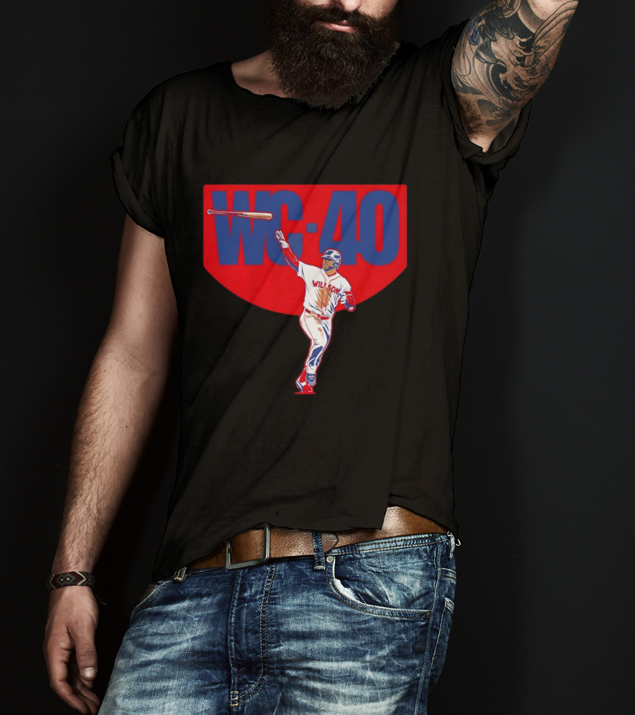 Willson Contreras WC 40 Boston Red Sox Baseball MLB 2026 T-Shirt