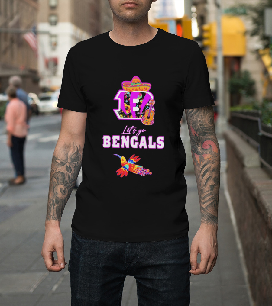 Let's Go Bengals Hispanic Heritage Fiesta Mexican Celebration T-Shirt