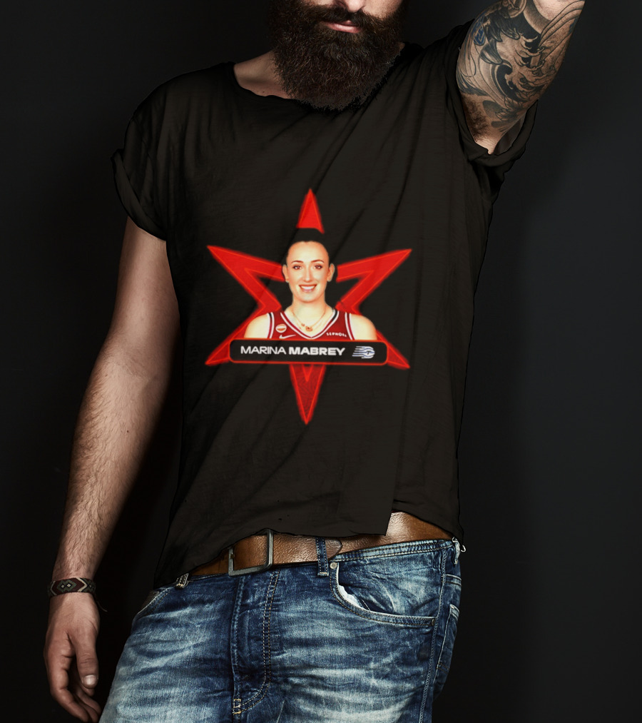 Marina Mabrey Toronto Tempo WNBA All Star 2026 Red Star T-Shirt