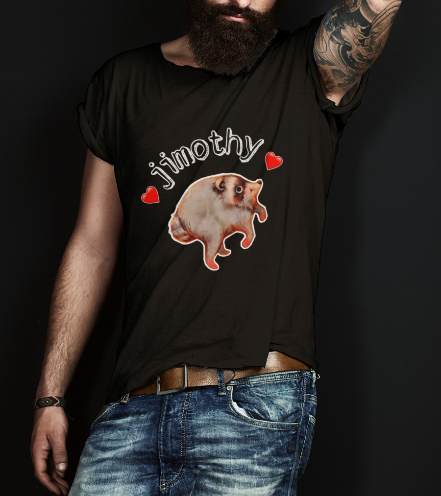 Jimothy Raccoon Hearts Seattle Trash Panda T-Shirt