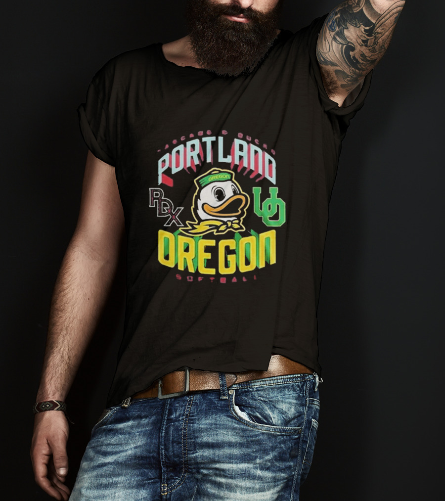 Portland PDX Cascade Ducks Oregon Softball 2026 T-Shirt