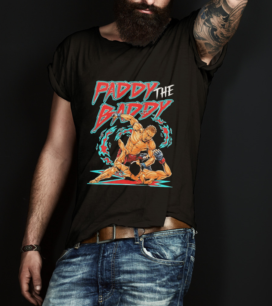Paddy The Baddy UFC Cartoon Fighter Action T-Shirt