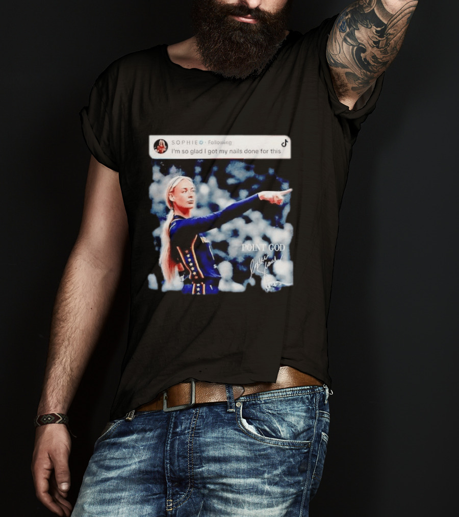 Sophie Cunningham Point God Indiana Fever I'm So Glad I Got My Nails Done For This T-Shirt