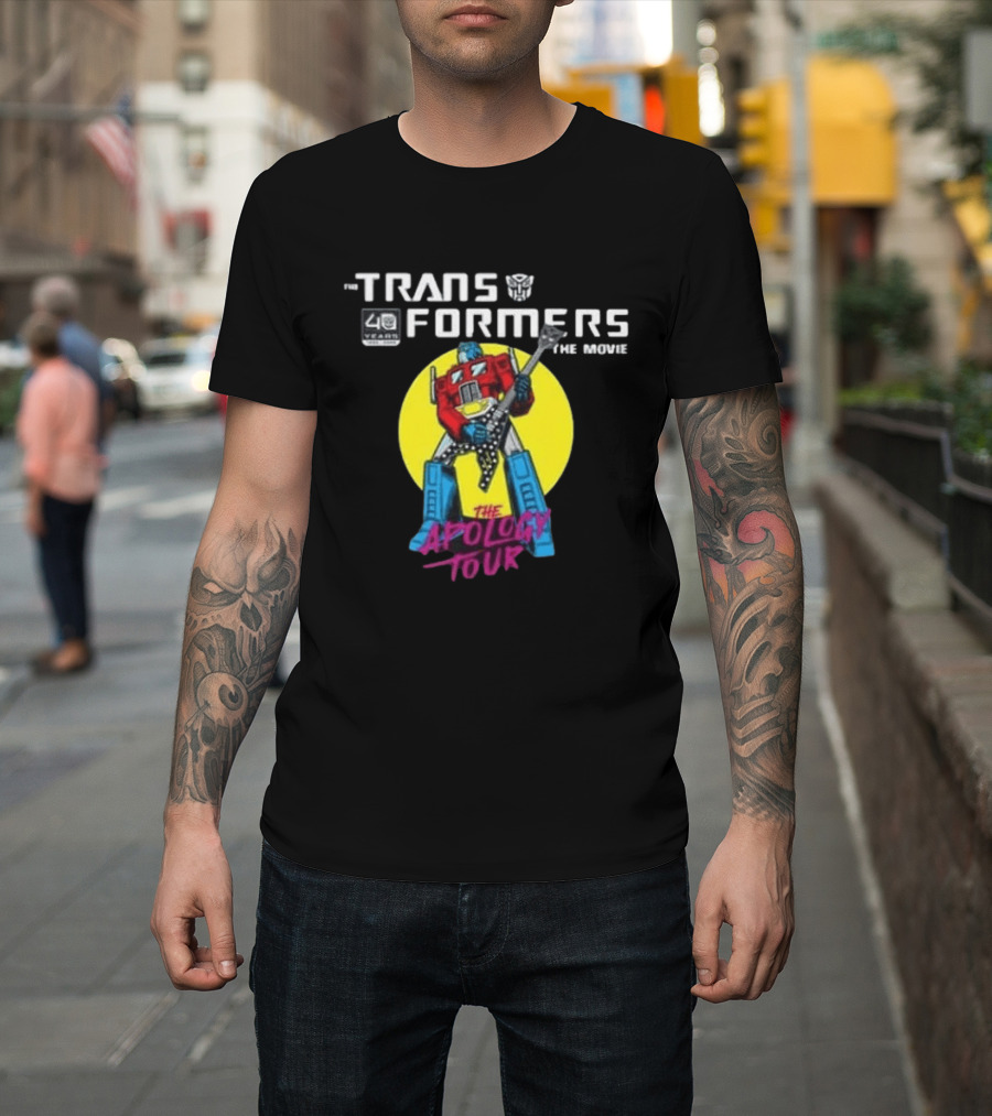 Transformers The Movie 40 Years The Apology Tour 2026 Celebration Of Life Concert House Of Blues July 23 San Diego California T-Shirt