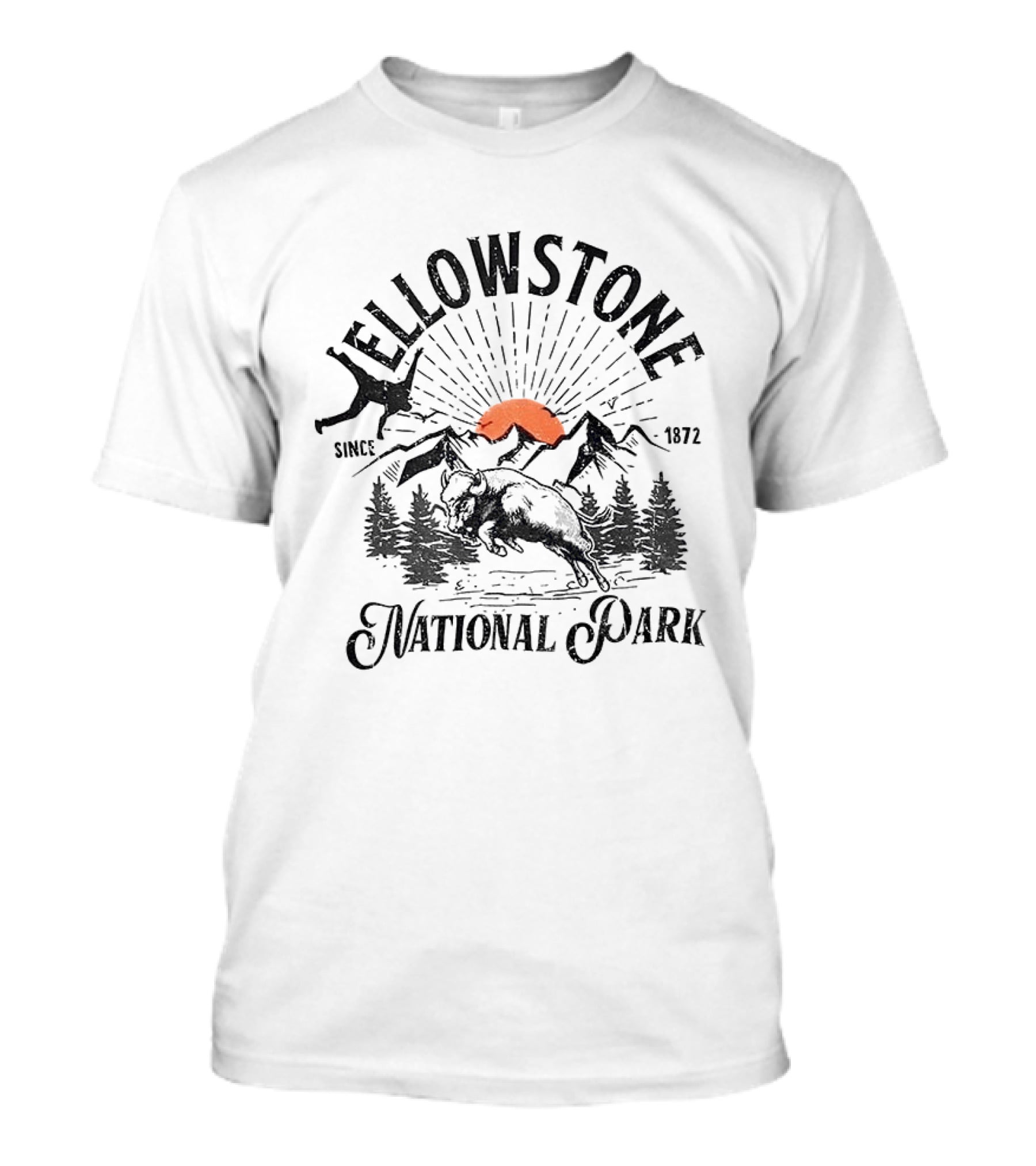 Yellowstone National Park Bison Accident Since 1872 T-Shirt