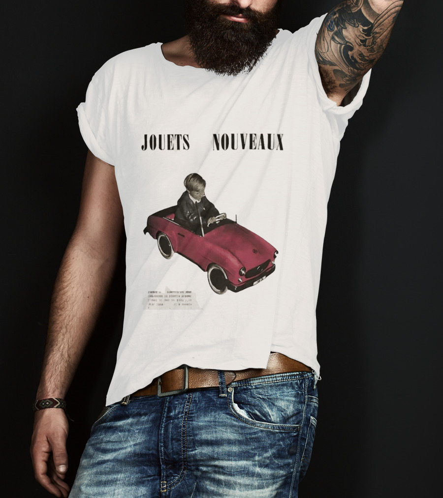 Jouets Nouveaux Vintage Car Child Paris Image T-Shirt