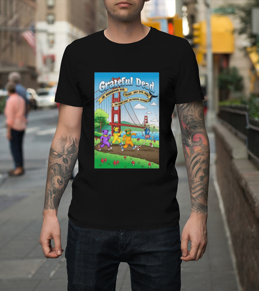 Grateful Dead 5K Shakedown Run July 24 2026 San Francisco California T-Shirt