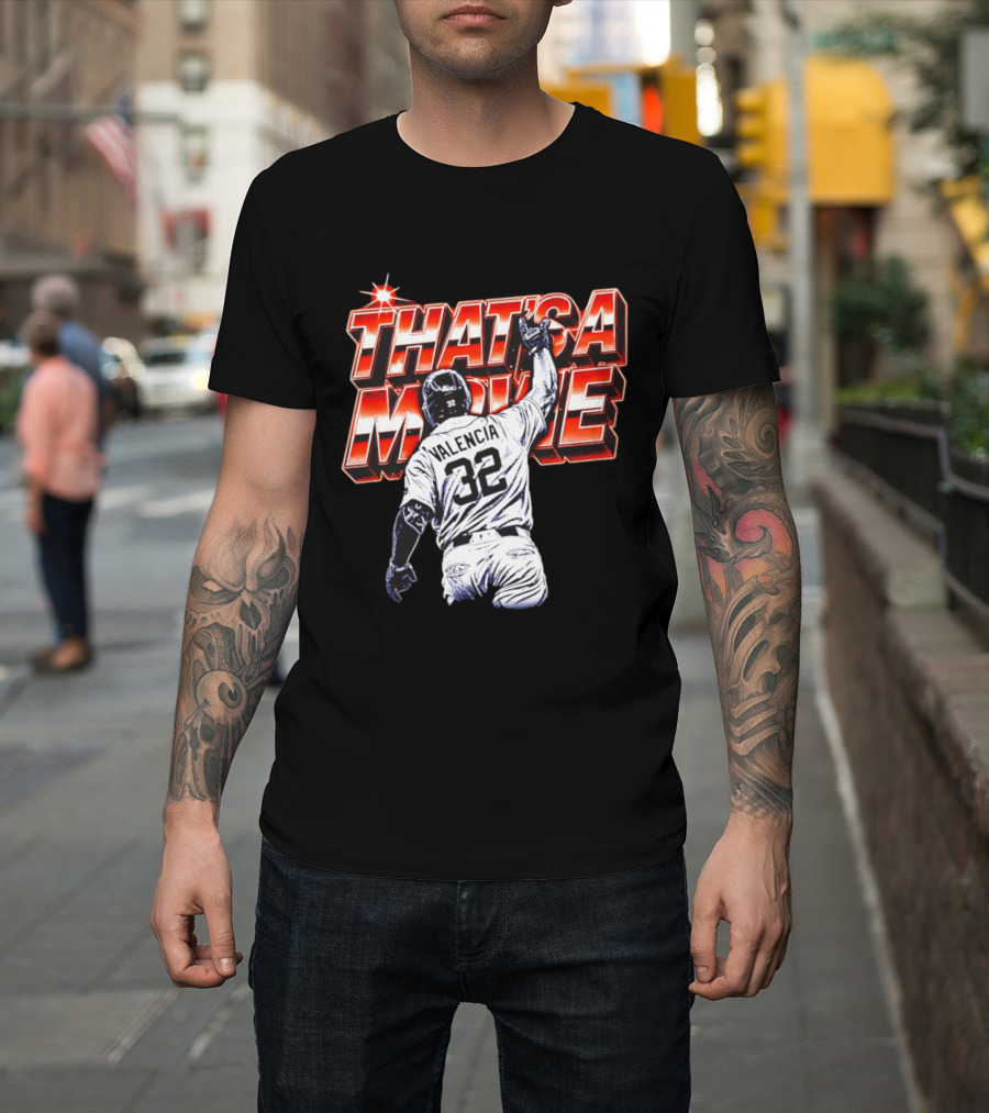 Eduardo Valencia 32 Detroit Tigers That's A Movie T-Shirt