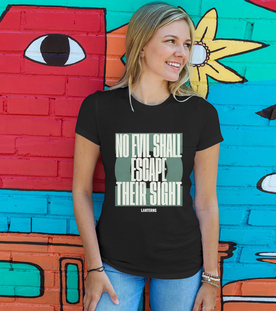 No Evil Shall Escape Their Sight Lanterns T-Shirt