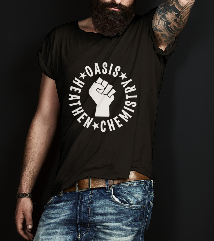 Oasis Heathen Chemistry Fist T-Shirt