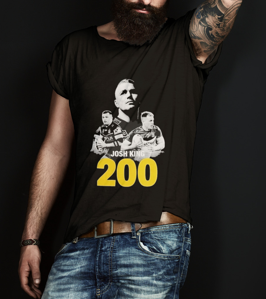 Josh King 200 Rugby Milestone T-Shirt
