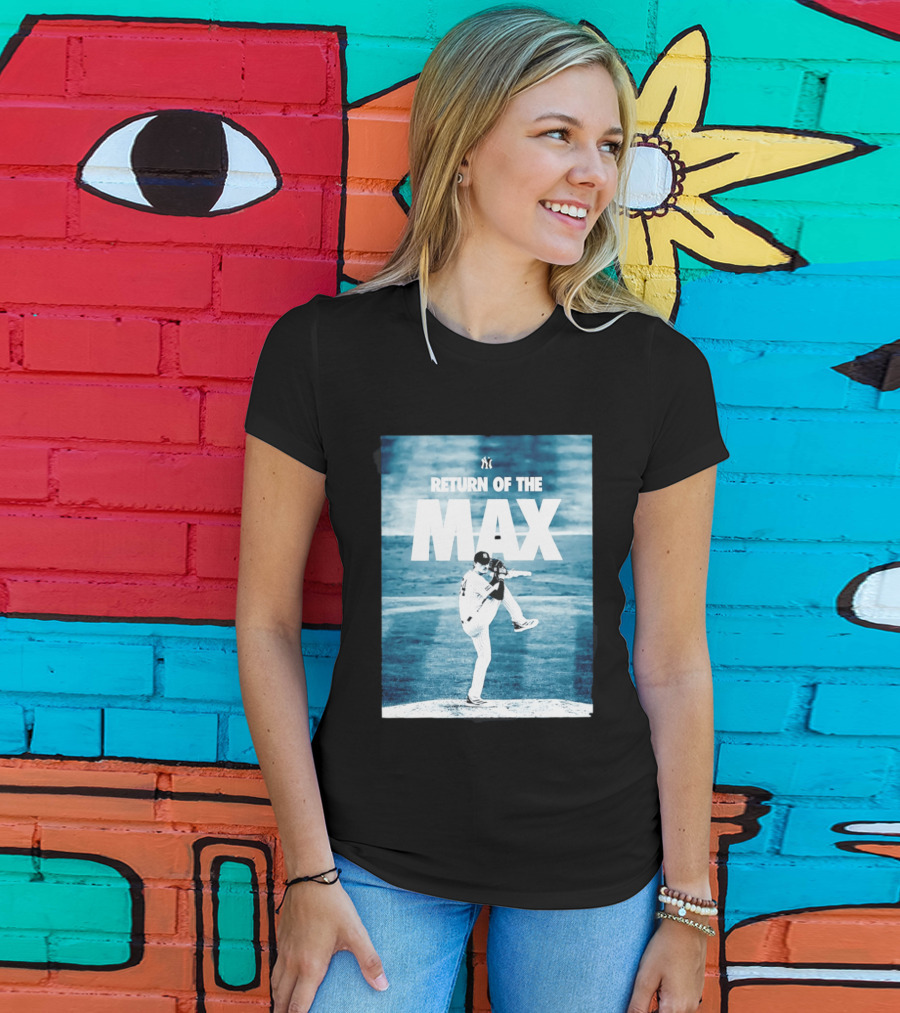 Return Of The Max Fried New York Yankees 54 MLB Pitching Action T-Shirt