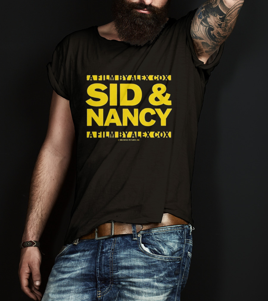 Sid & Nancy Movie Promo Yellow T-Shirt