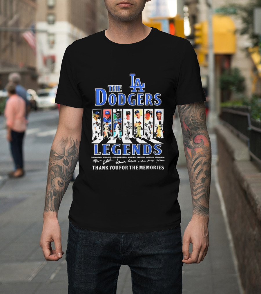 The Dodgers Legends Thank You For The Memories Icons LA T-Shirt