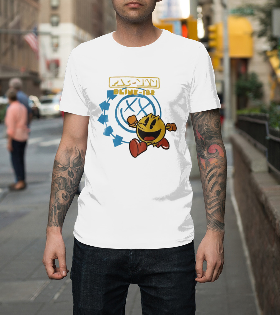 Pac Man Blink 182 San Diego Comic Con 2026 Collaboration T-Shirt