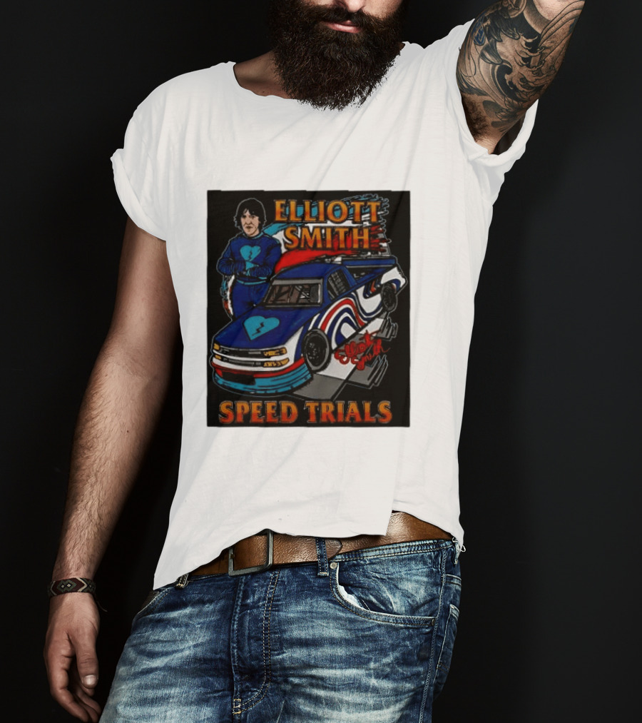 Elliott Smith Speed Trials Racing Car T-Shirt