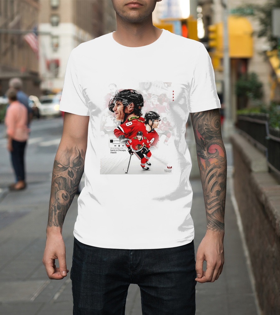Patrick Kane Chicago Blackhawks Back Where It All Began End Of Beginning 88 T-Shirt