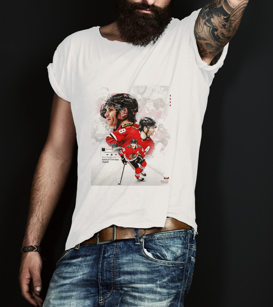 Patrick Kane Chicago Blackhawks Back Where It All Began End Of Beginning 88 T-Shirt