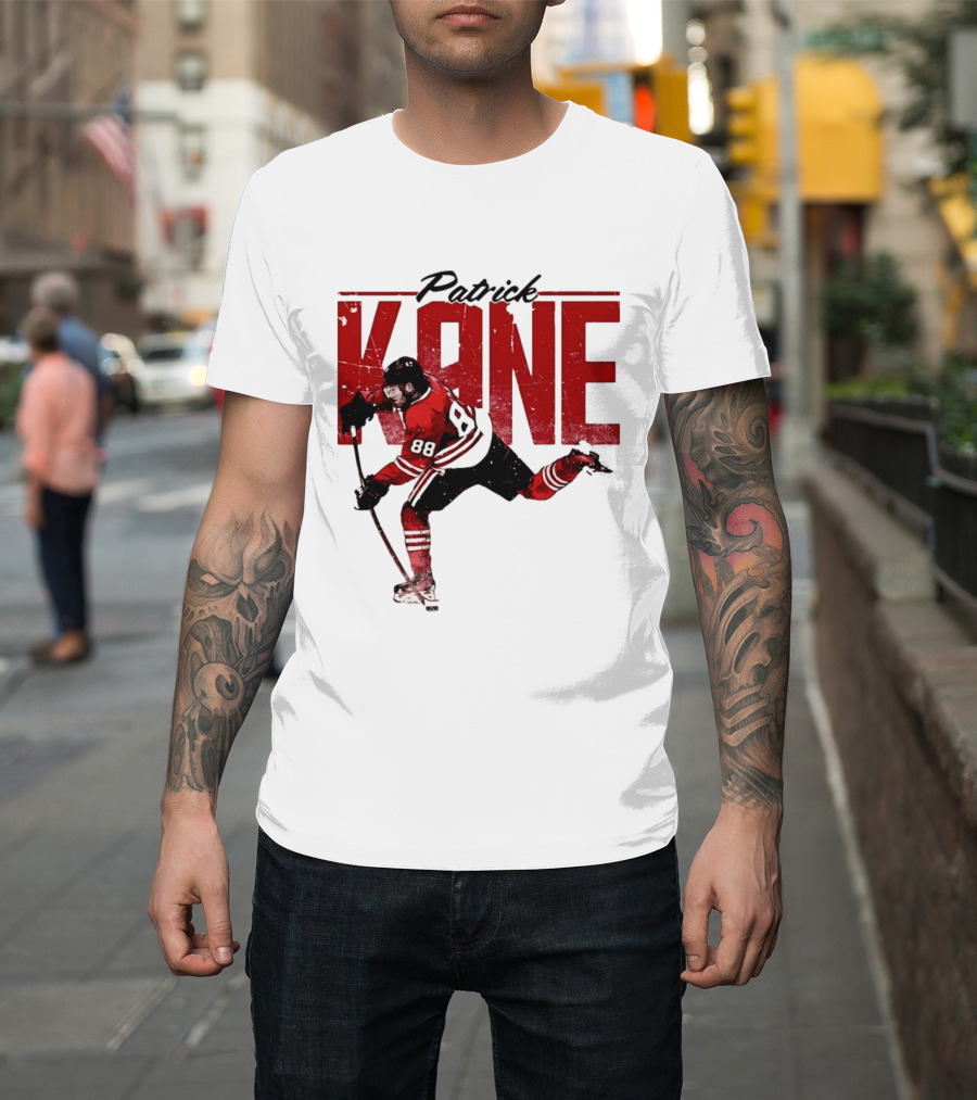 Patrick Kane 88 Chicago Blackhawks Hockey Player T-Shirt