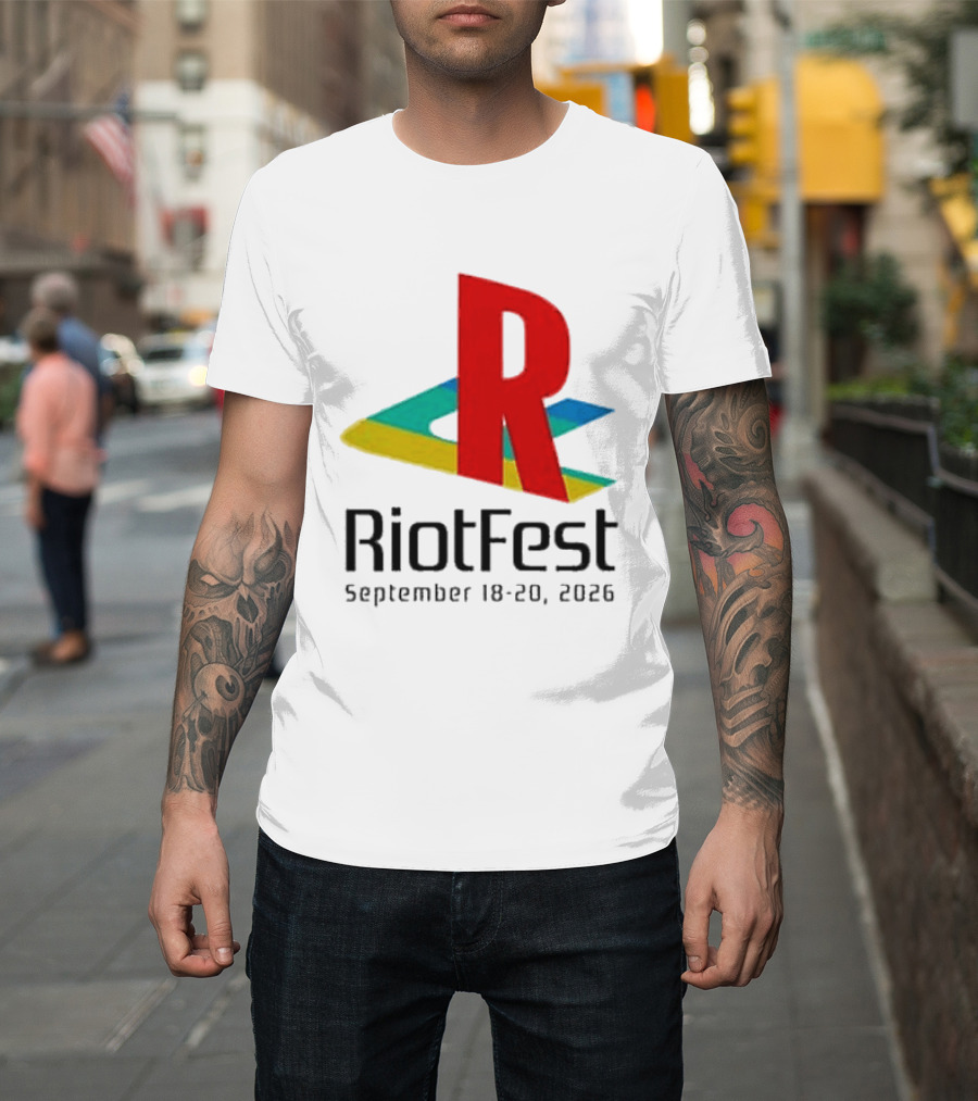 Riot Fest 2026 September 18 20 Colorful R T-Shirt
