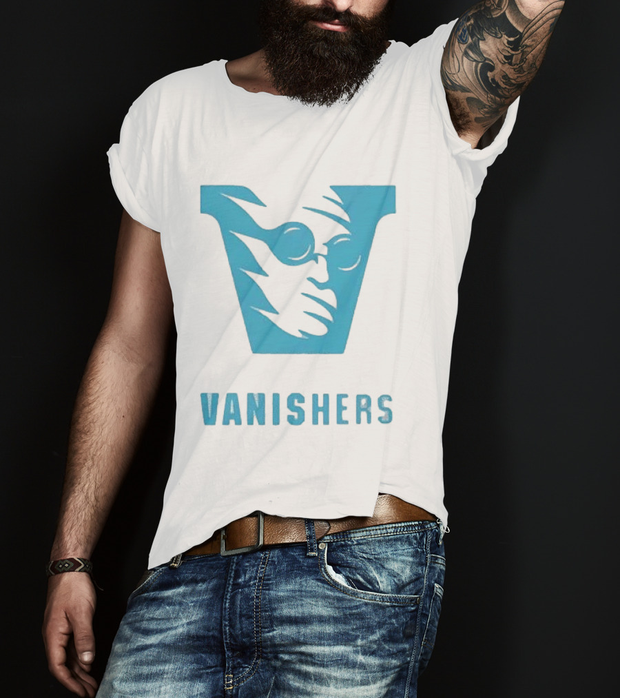 Sussex Vanishers Ghostly Specter Team Vanishers Blue T-Shirt