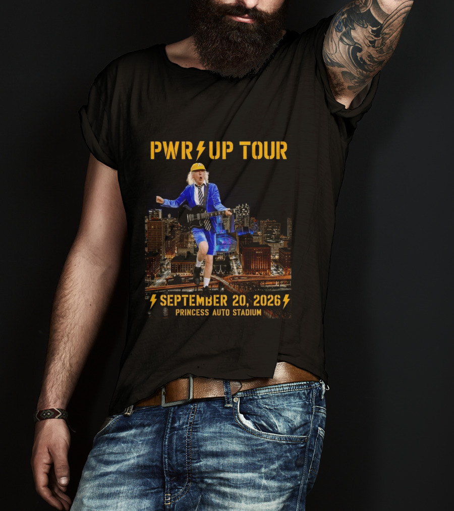 PWR Up Tour September 20 2026 Princess Auto Stadium Winnipeg MB T-Shirt