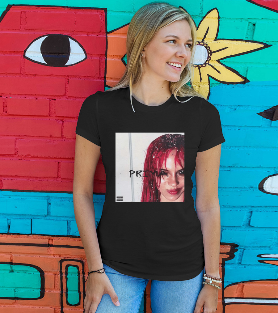 Adela Jergova Prima New Album Cover 2026 Pink Hair T-Shirt