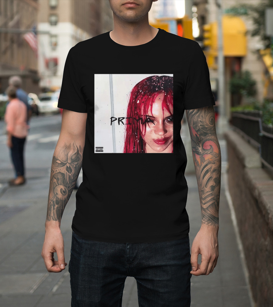 Adela Jergova Prima New Album Cover 2026 Pink Hair T-Shirt