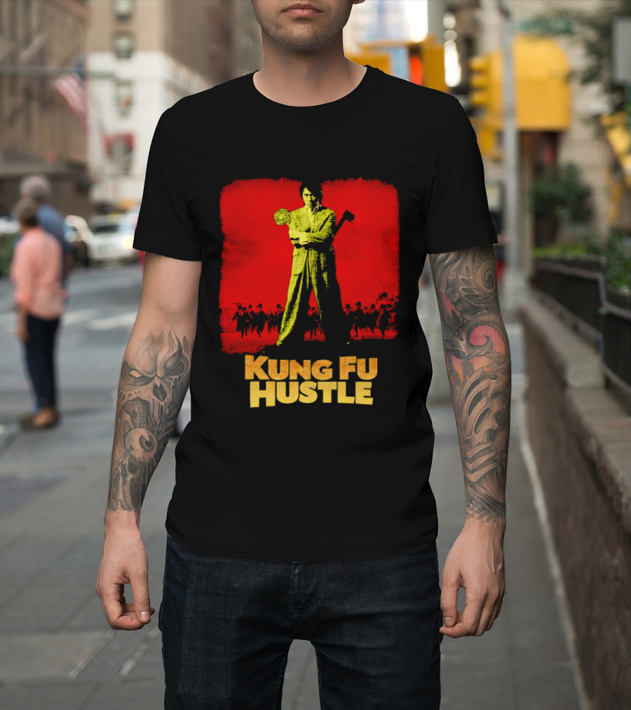 Kung Fu Hustle Axe Lollipop Scene Red T-Shirt