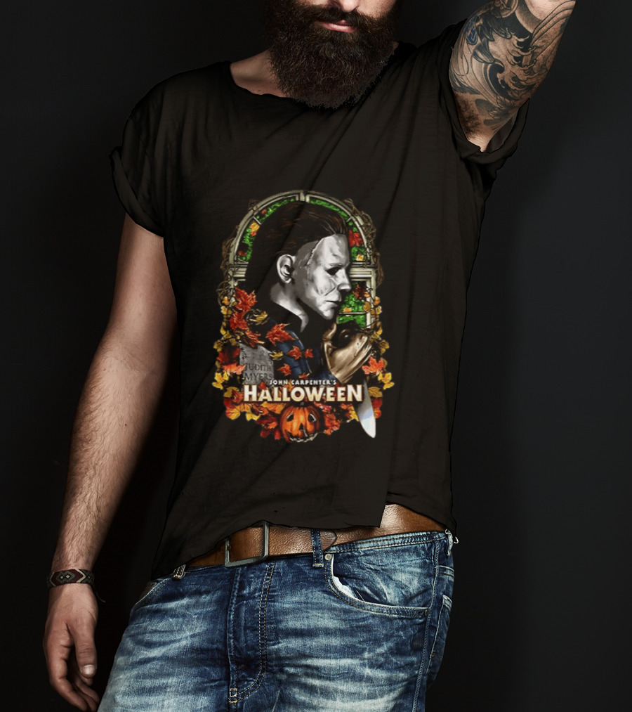 John Carpenter's Halloween Michael Myers 45 Years Of Terror Event T-Shirt