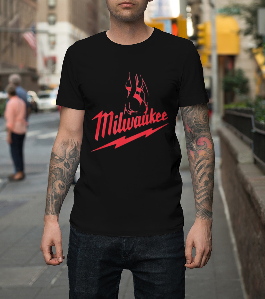 Milwaukee Sexy Girl Red T-Shirt