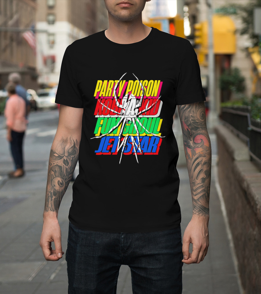 Party Poison Kobra Kid Fun Ghoul Jet Star My Chemical Romance The Fabulous Killjoys T-Shirt