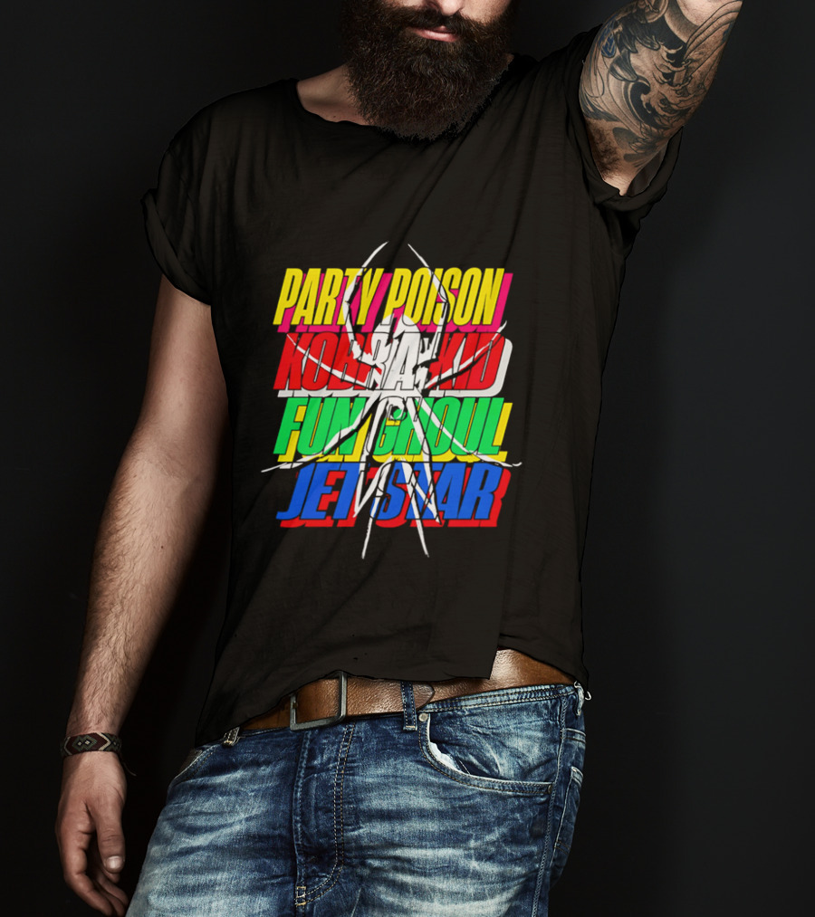 Party Poison Kobra Kid Fun Ghoul Jet Star My Chemical Romance The Fabulous Killjoys T-Shirt