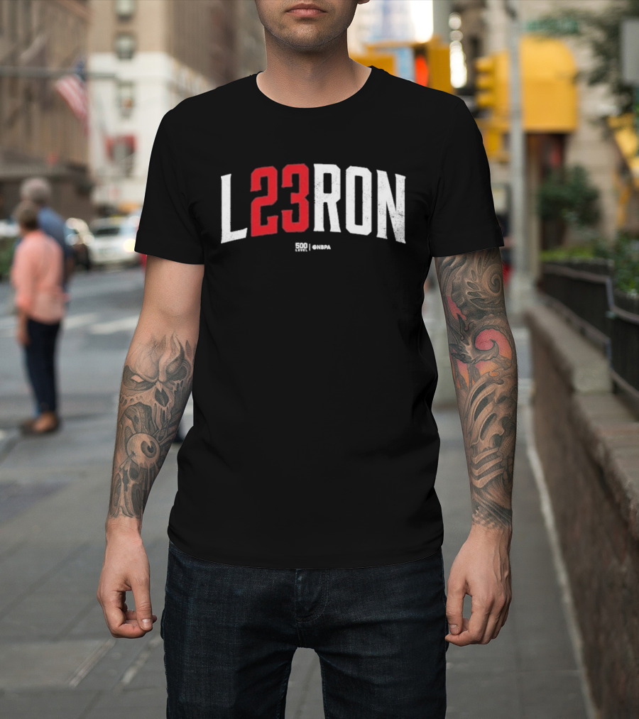 LeBron L23RON 23 Number Sports T-Shirt