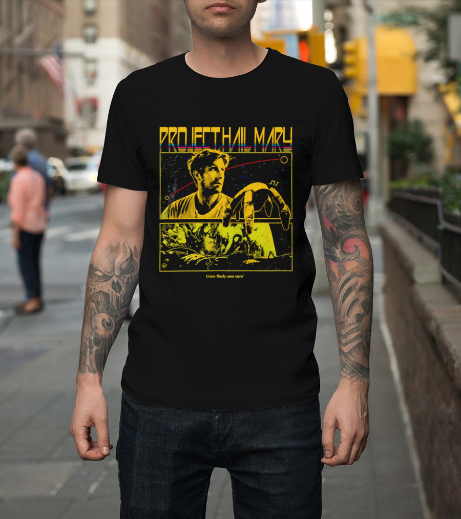 Project Hail Mary Rocky Grace Save The Stars T-Shirt