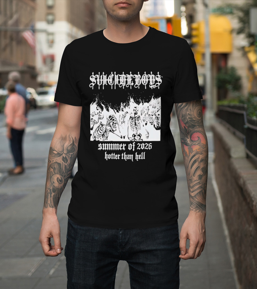 Suicideboys Summer Of 2026 Hotter Than Hell Skeletons T-Shirt