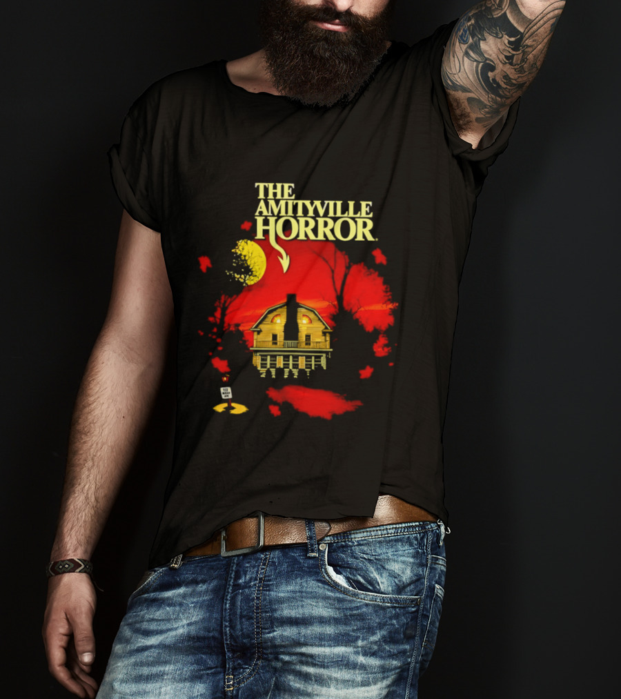 The Amityville Horror Haunted House Red Sky T-Shirt
