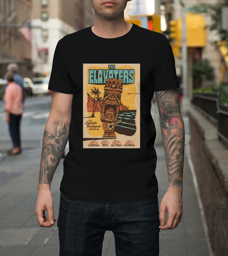 The Elovaters 2026 Levitate Backyard Marshfield MA Event With The Guess Who Max DJ Boppa Emily Rose Sept 18 25 T-Shirt