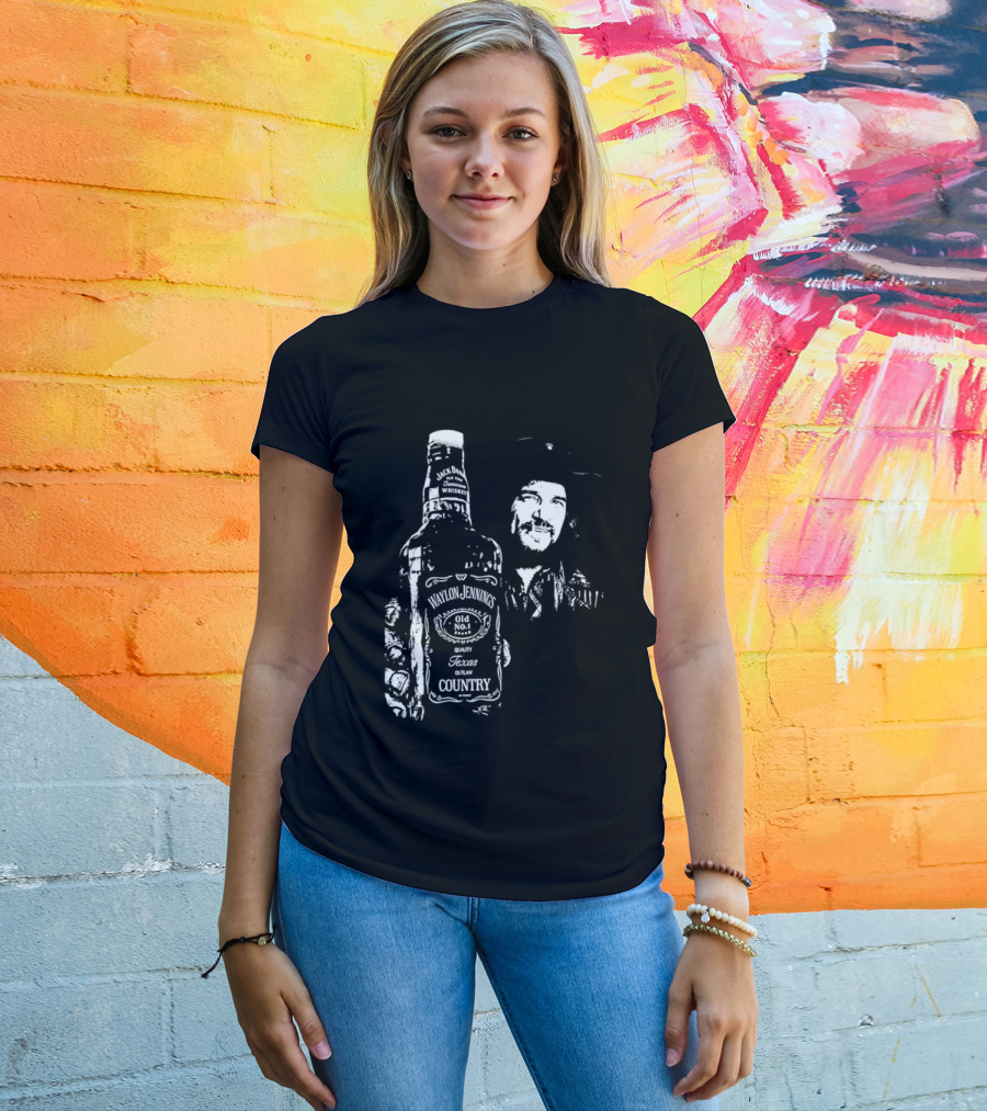 Waylon Jennings Old No 8 Brand Texas Country T-Shirt