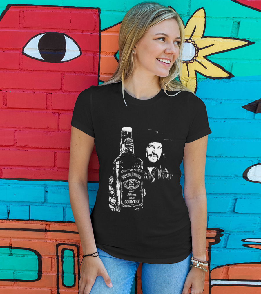 Waylon Jennings Old No 8 Brand Texas Country T-Shirt