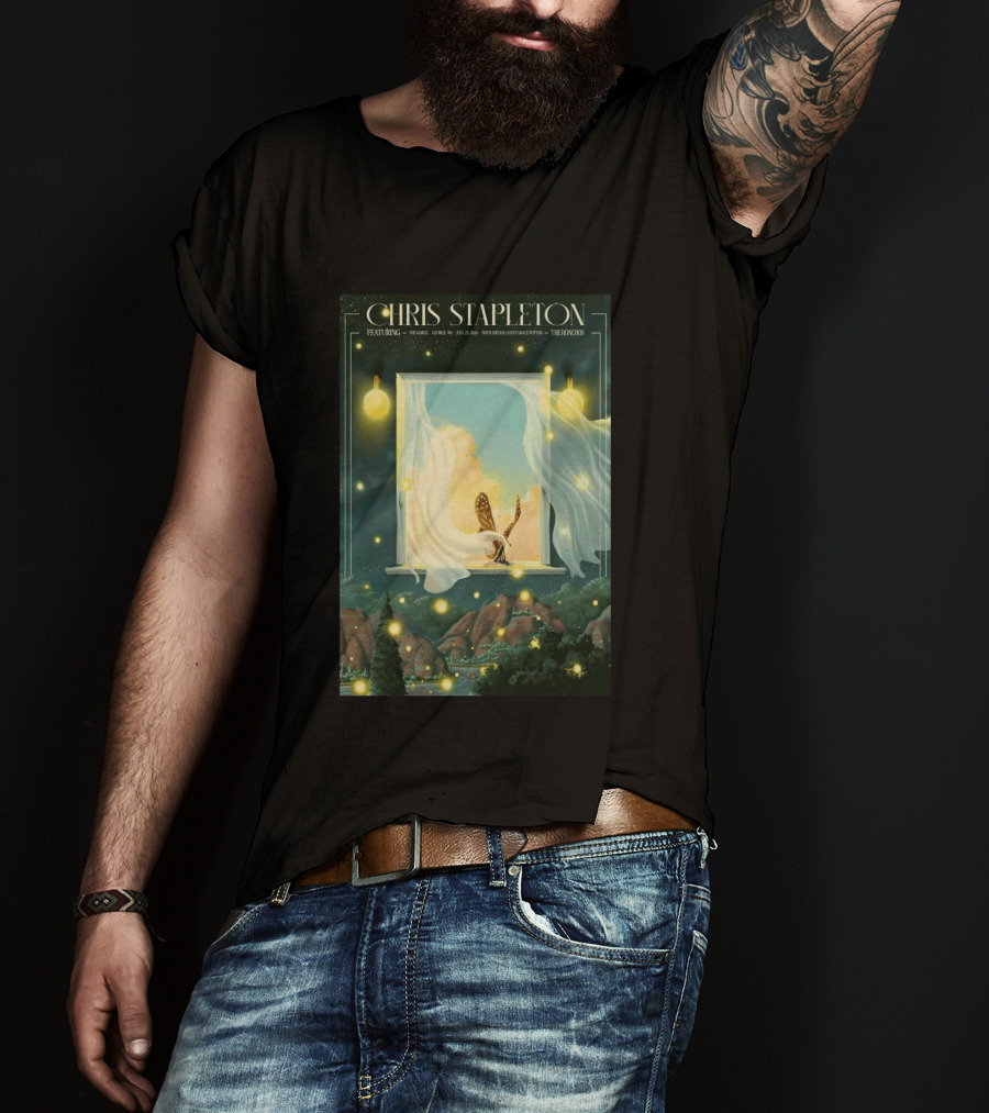 Chris Stapleton Featuring The Gorge George WA July 25 2026 With Special Guest Grace Potter The Honchos T-Shirt