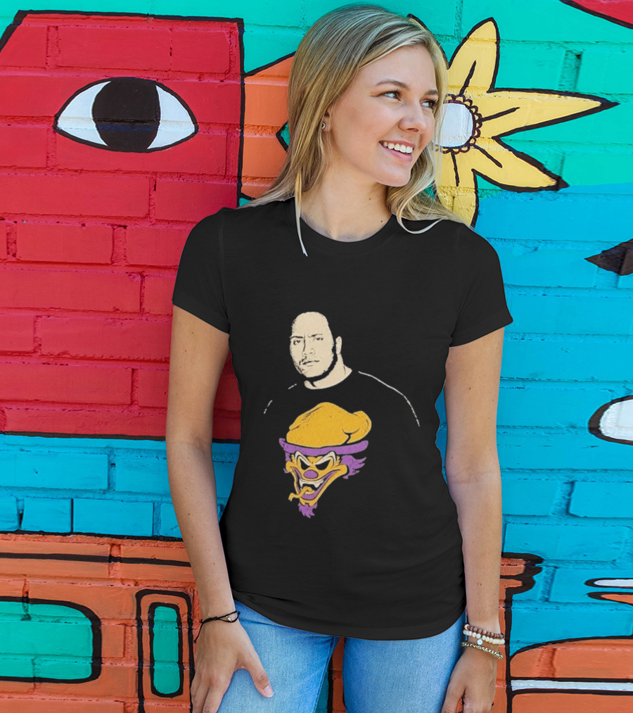 Dwayne Johnson The Rock Insane Clown Posse Collaboration T-Shirt