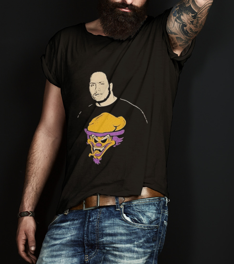 Dwayne Johnson The Rock Insane Clown Posse Collaboration T-Shirt