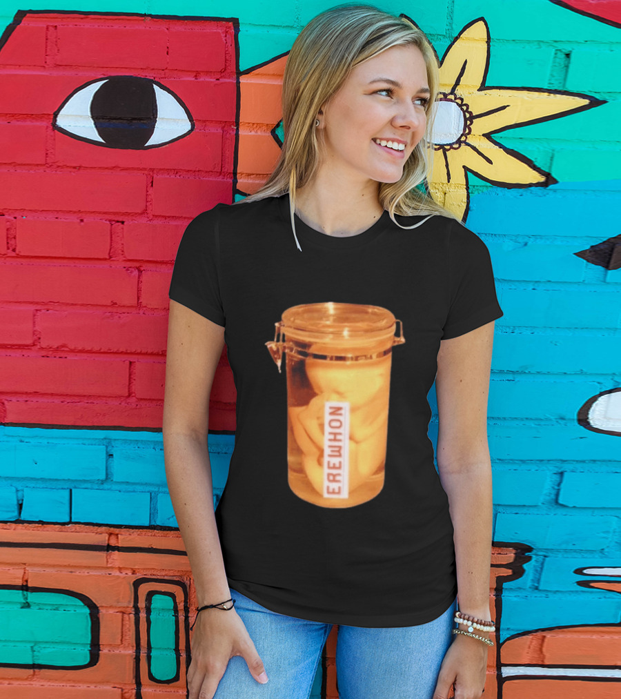 Erewhon Baby Jar Conceptual Artwork In Glass Container T-Shirt