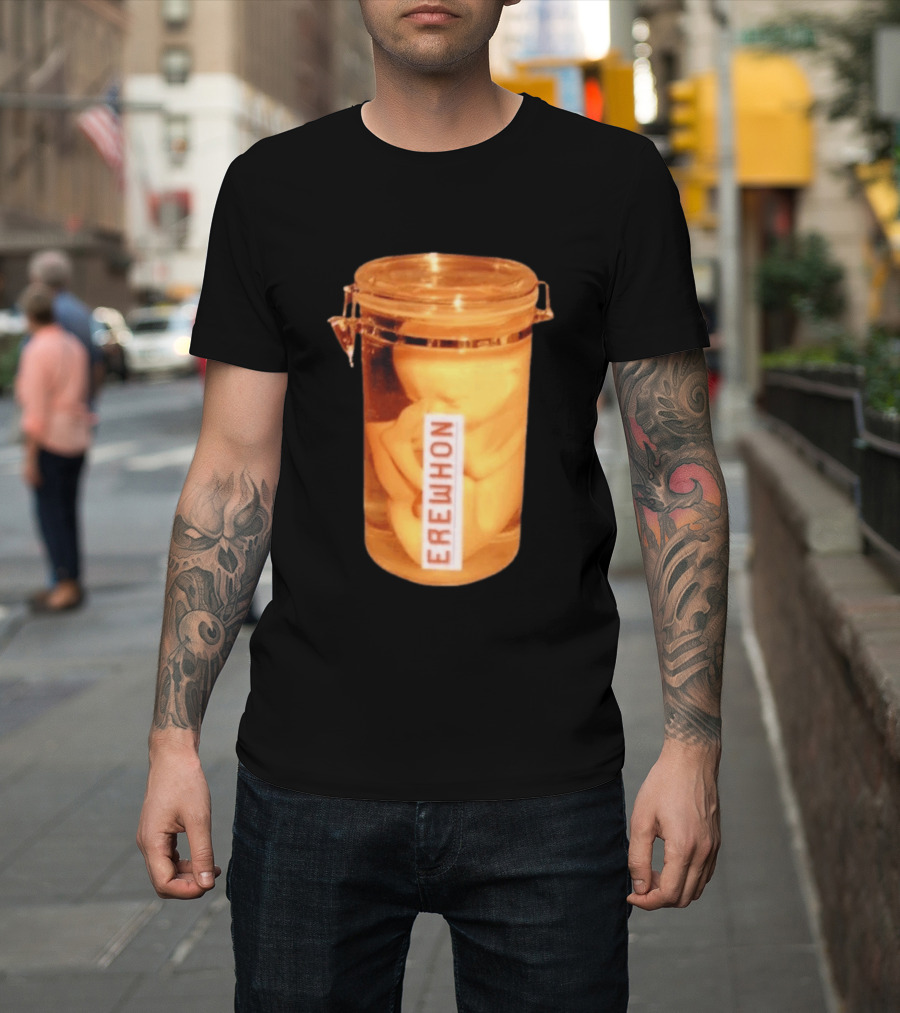 Erewhon Baby Jar Conceptual Artwork In Glass Container T-Shirt