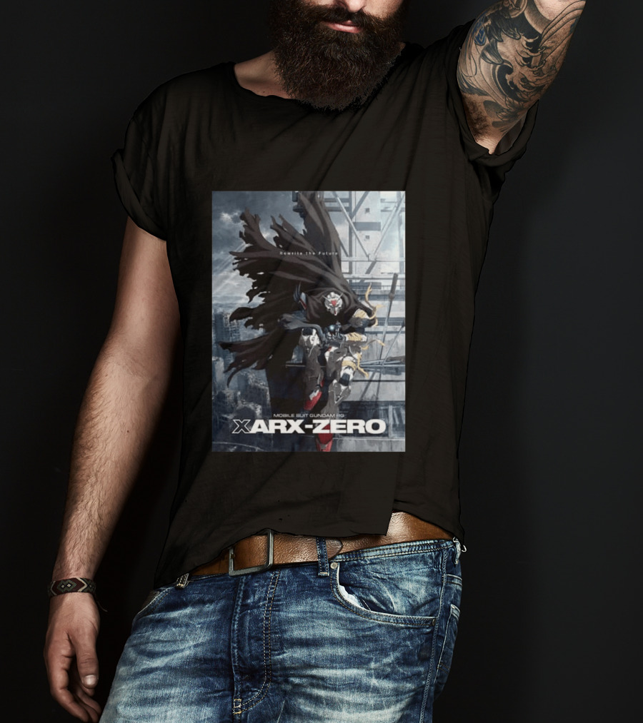Rewrite The Future Mobile Suit Gundam RG Xarx Zero New Series T-Shirt