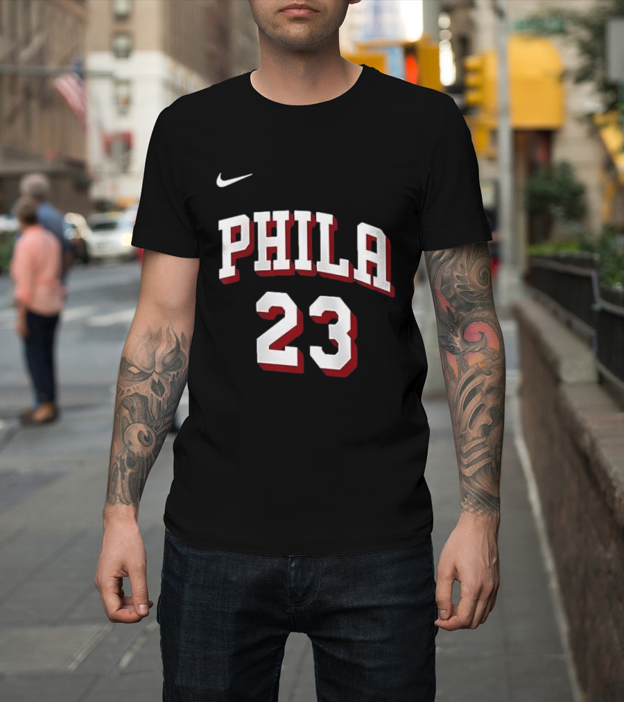 Nike PHILA 23 LeBron James Philadelphia 76ers Youth T-Shirt