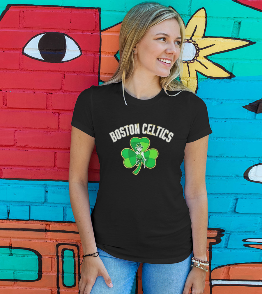 Boston Celtics Shamrock St Patrick's Day 2026 T-Shirt