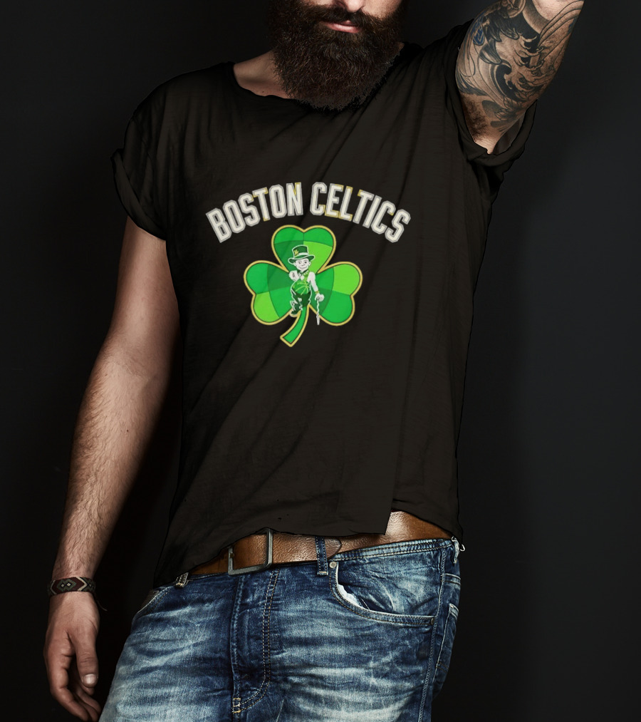 Boston Celtics Shamrock St Patrick's Day 2026 T-Shirt